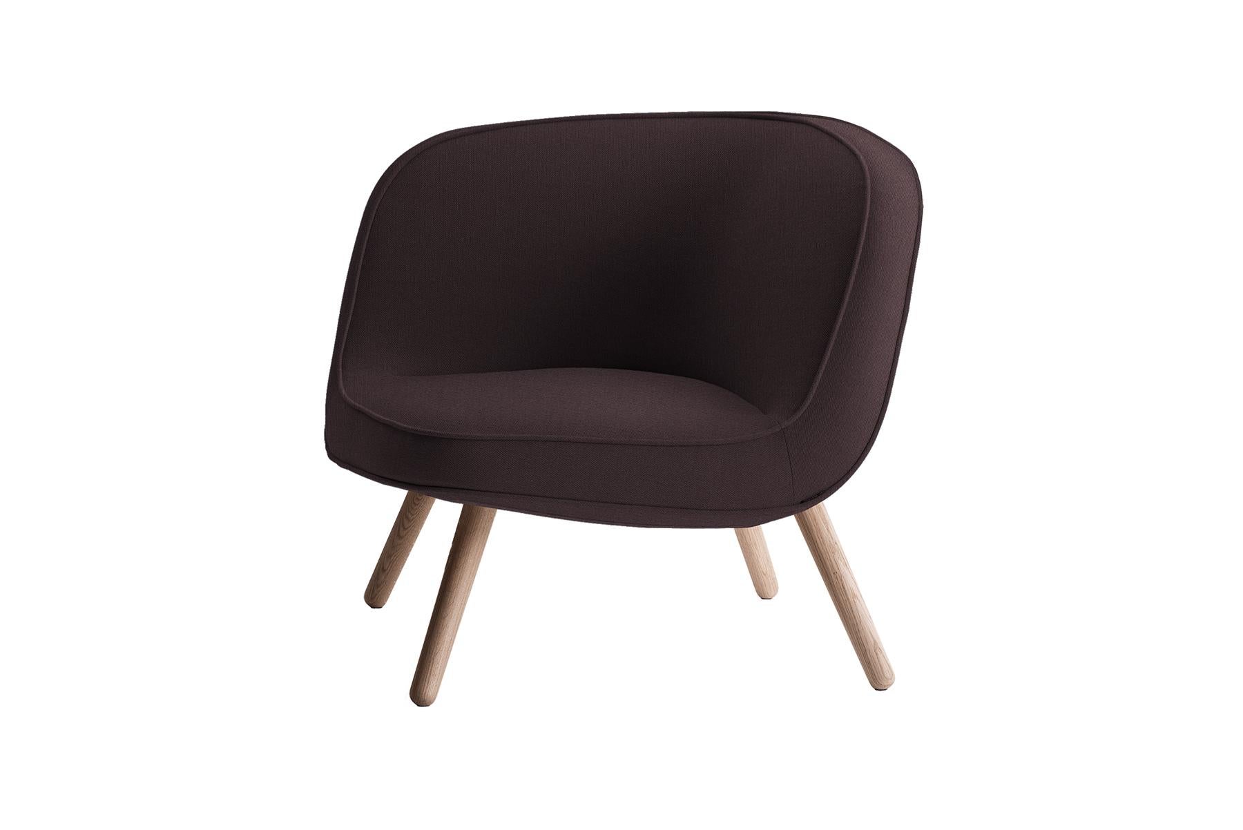 Oak Kibisi Model Via57 Lounge Chair For Sale