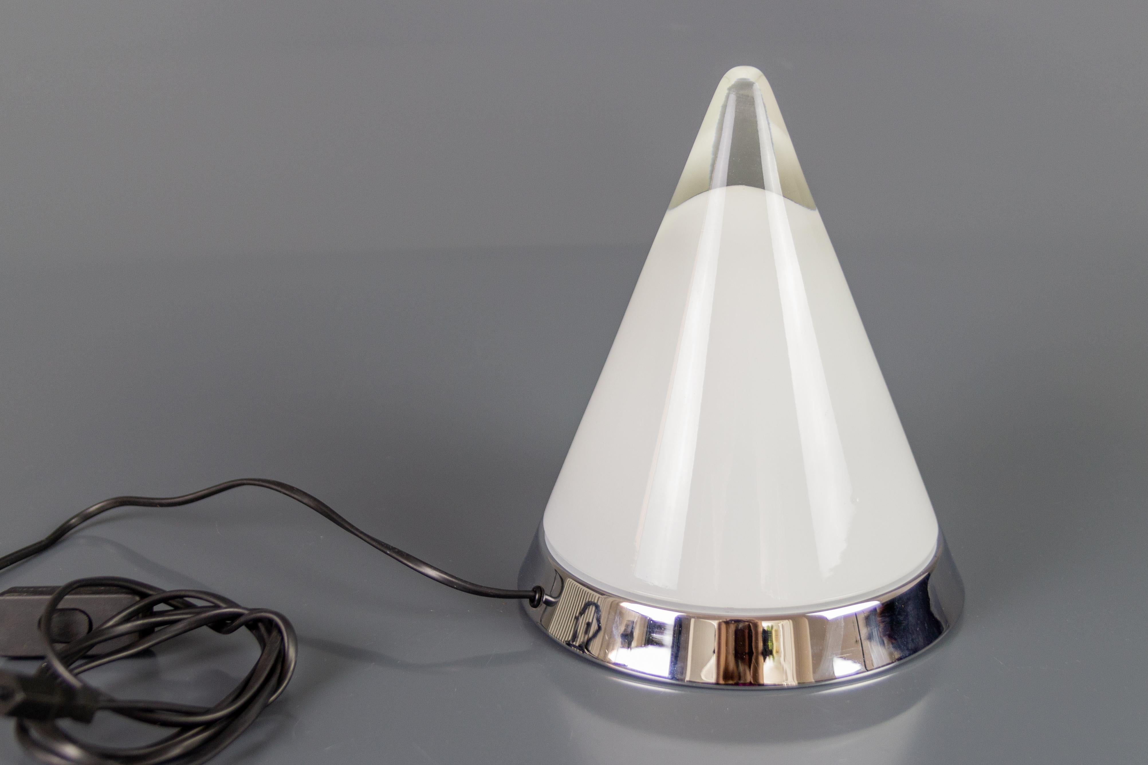 Metal Kibo Design Table Lamp by Peill and Putzler, Germany, 1970s For Sale
