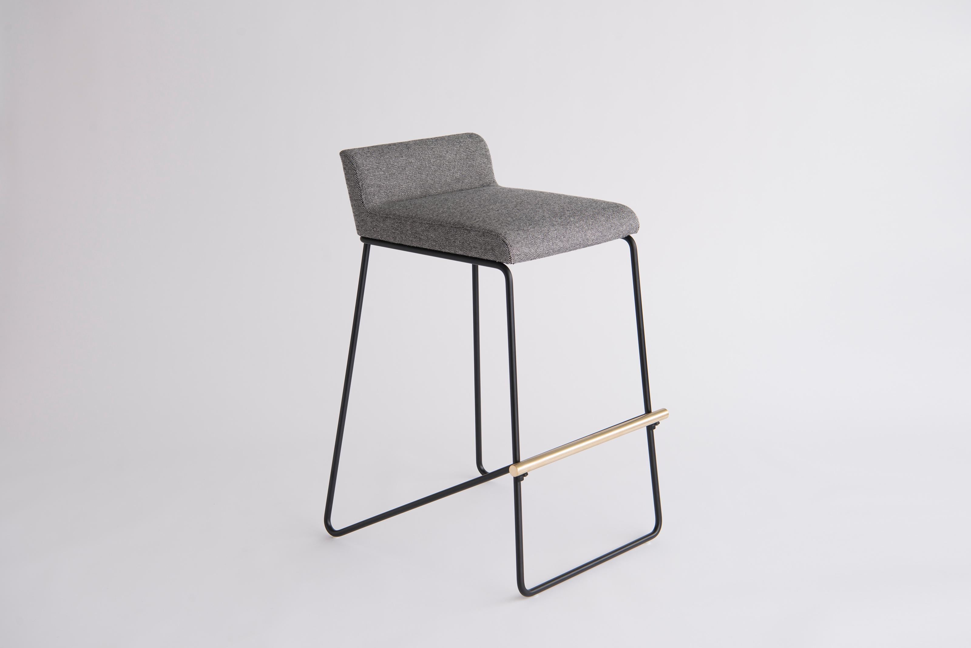 Modern Kickstand Bar Stool by Phase Design For Sale