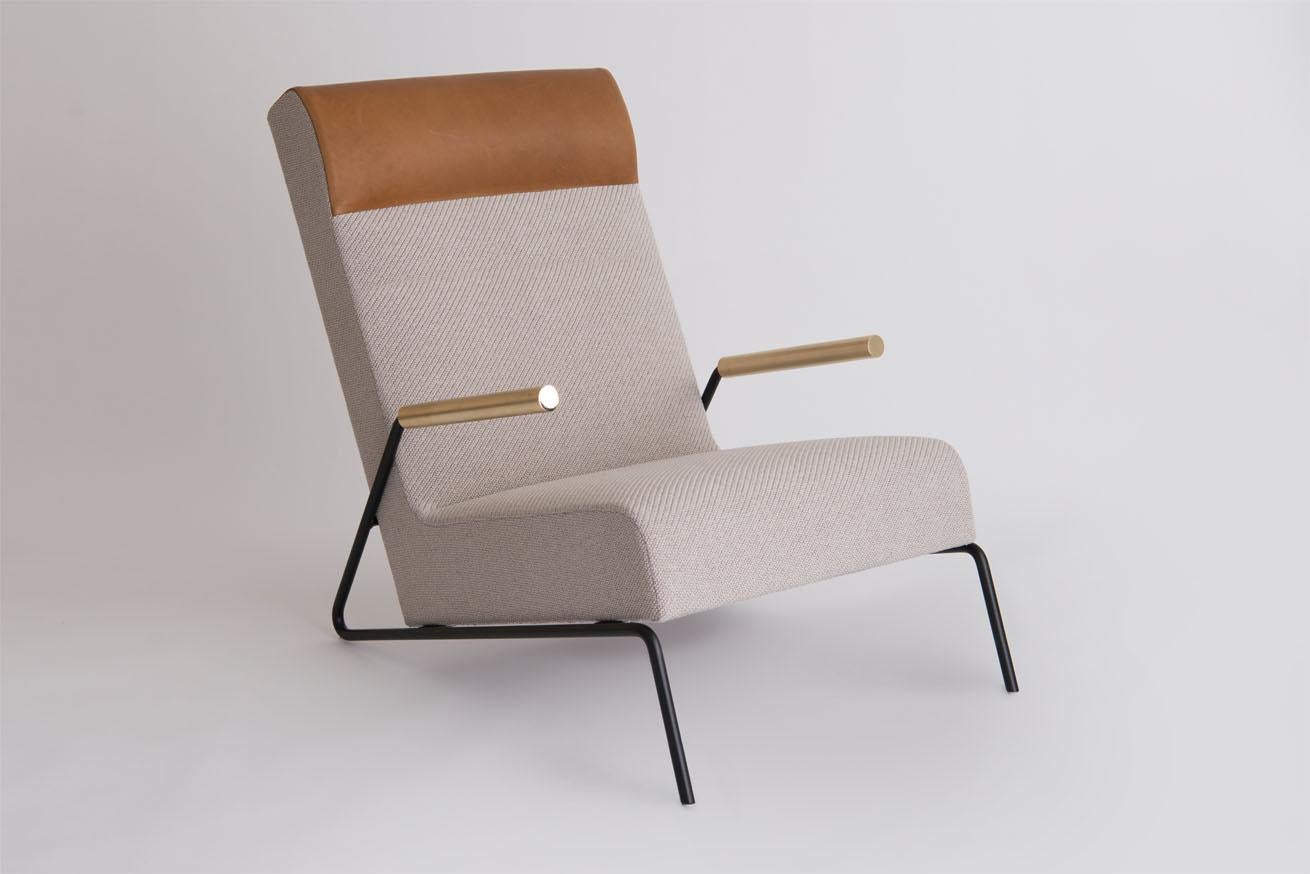 Modern Kickstand Lounge Chair For Sale