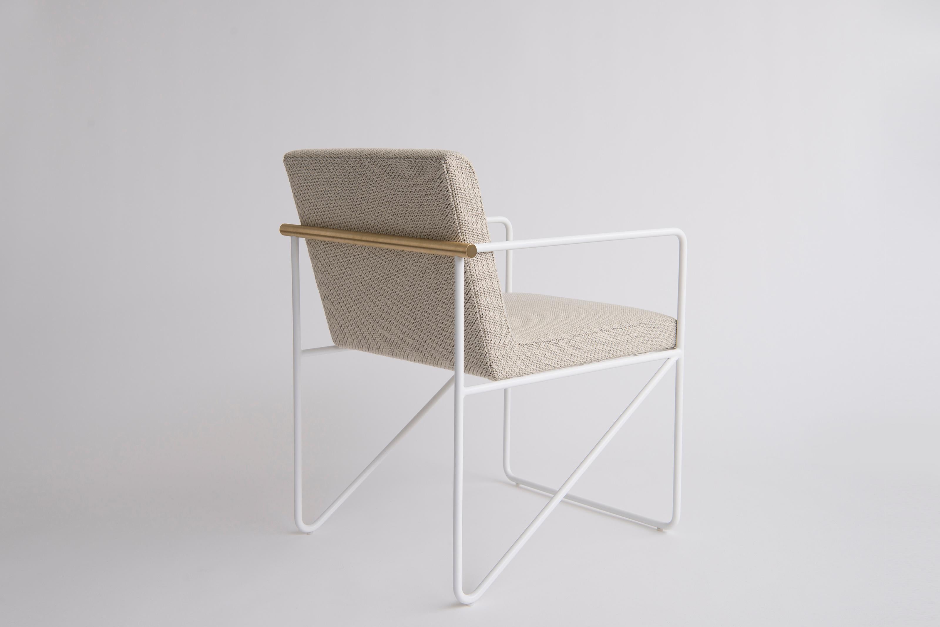 Kickstand Side Chair With Arms by Phase Design In New Condition For Sale In Geneve, CH