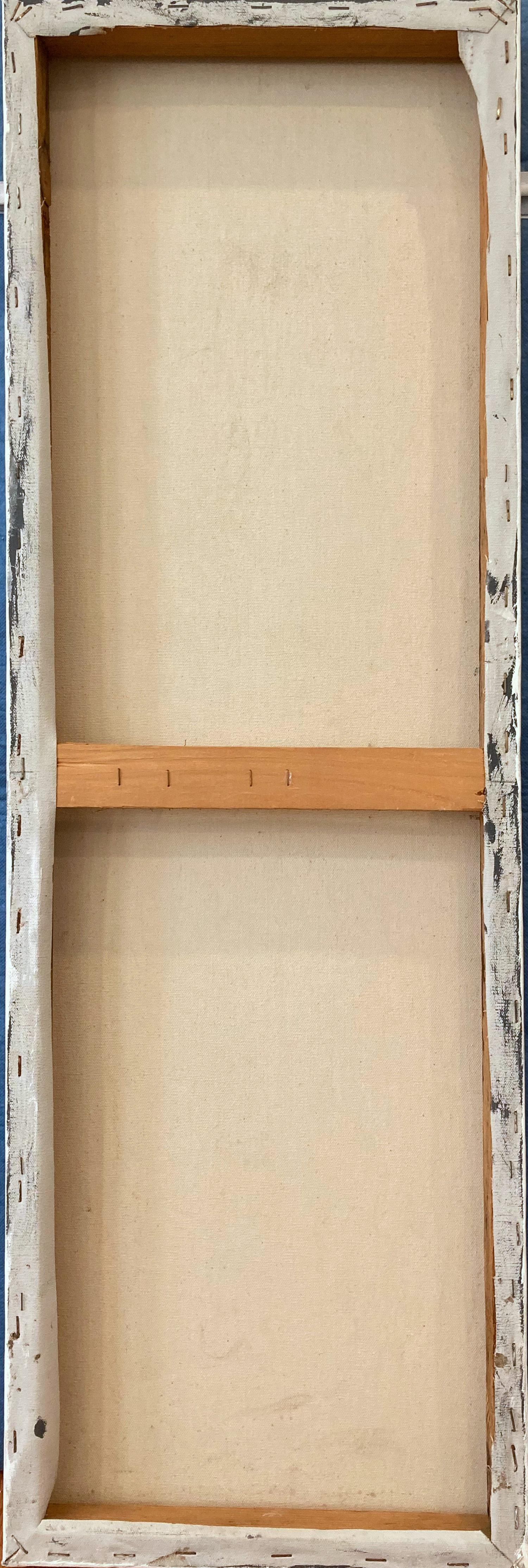 « Radio City Music Hall », peinture géométrique sur toile avec diptyque doré en vente 9
