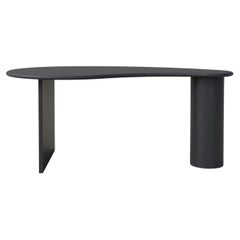 Nierentisch, Eiche Schwarz
