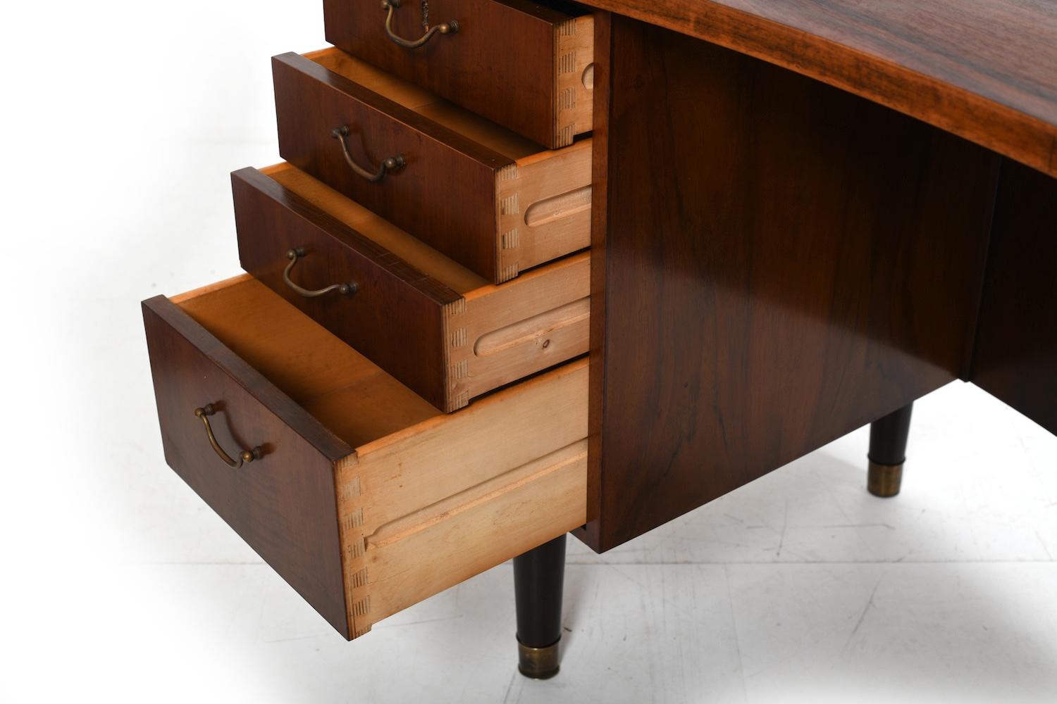 Kidney Desk Model No. 54 by Feldballes Møbelfabrik 1950s 4