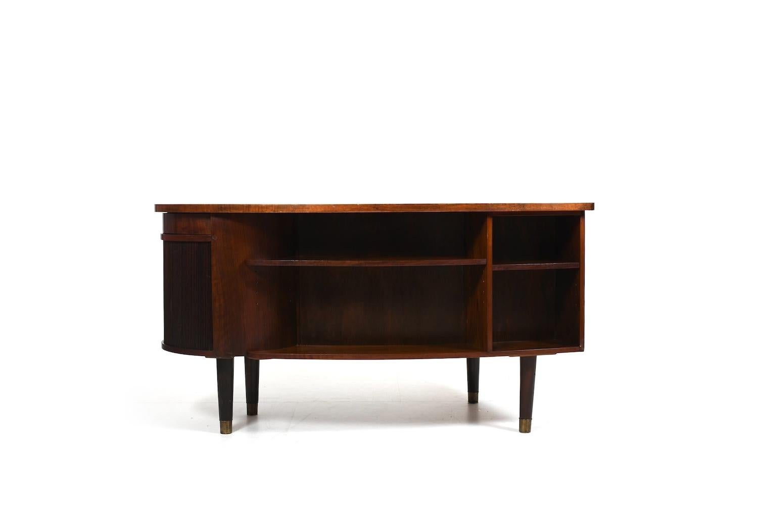 Kidney Desk Model No. 54 by Feldballes Møbelfabrik 1950s 5