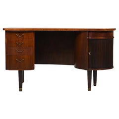 Kidney Desk Model No. 54 by Feldballes Møbelfabrik 1950s