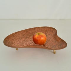 Copper Organic Fruit 1950's Bowl