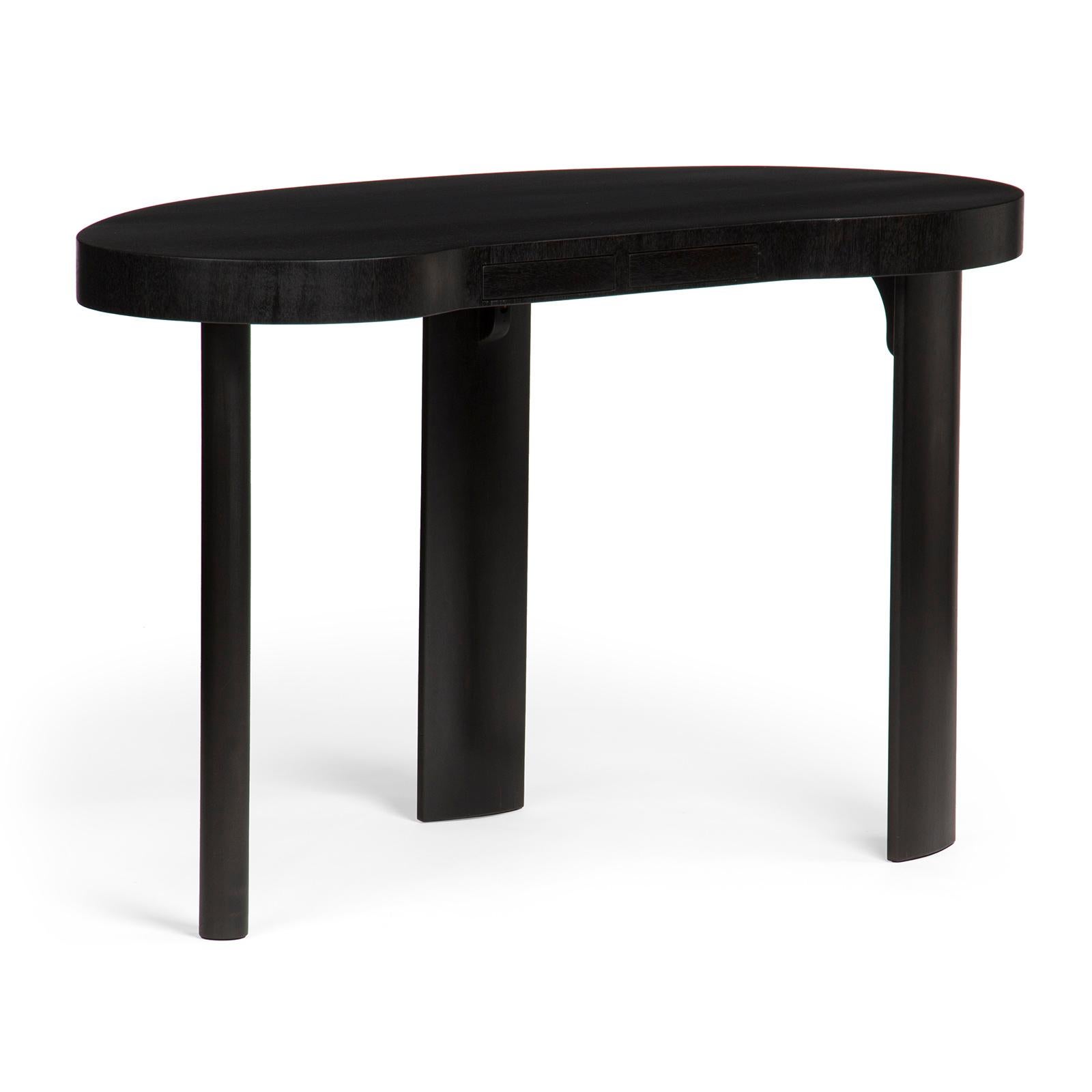 Mid-Century Modern Kidney Shaped Desk by Paul Frankl for Johnson Furniture Co