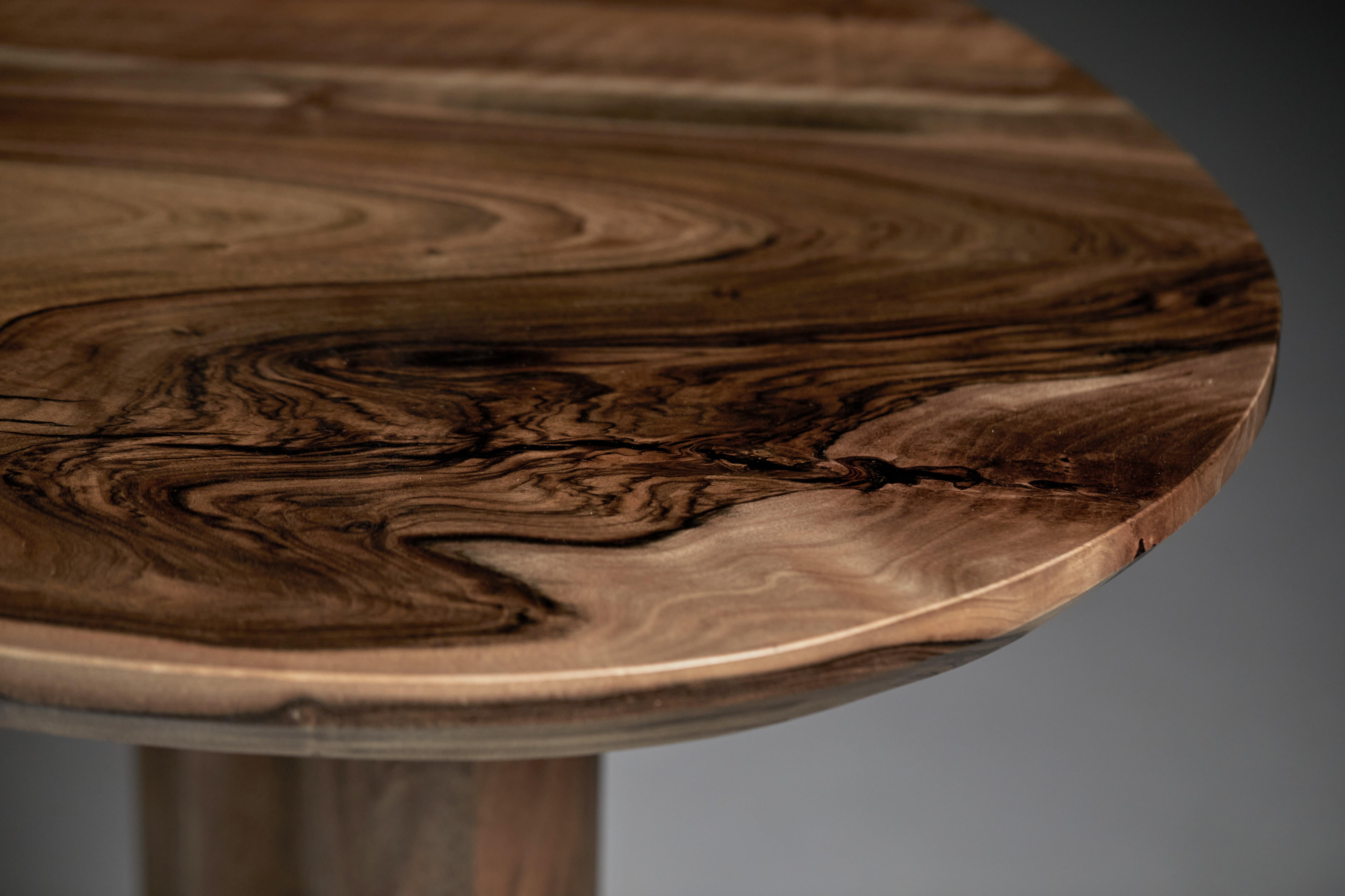 Modern Kidney Shaped Desk in Walnut by Jonathan Field For Sale