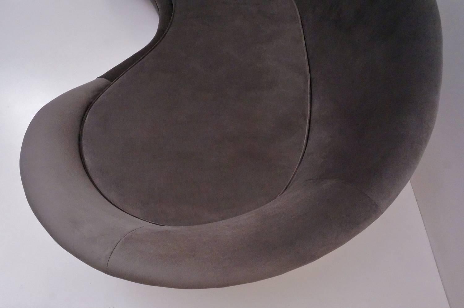 Kidney Shaped Sofa Available in 25 colors of velvet, Italian 2