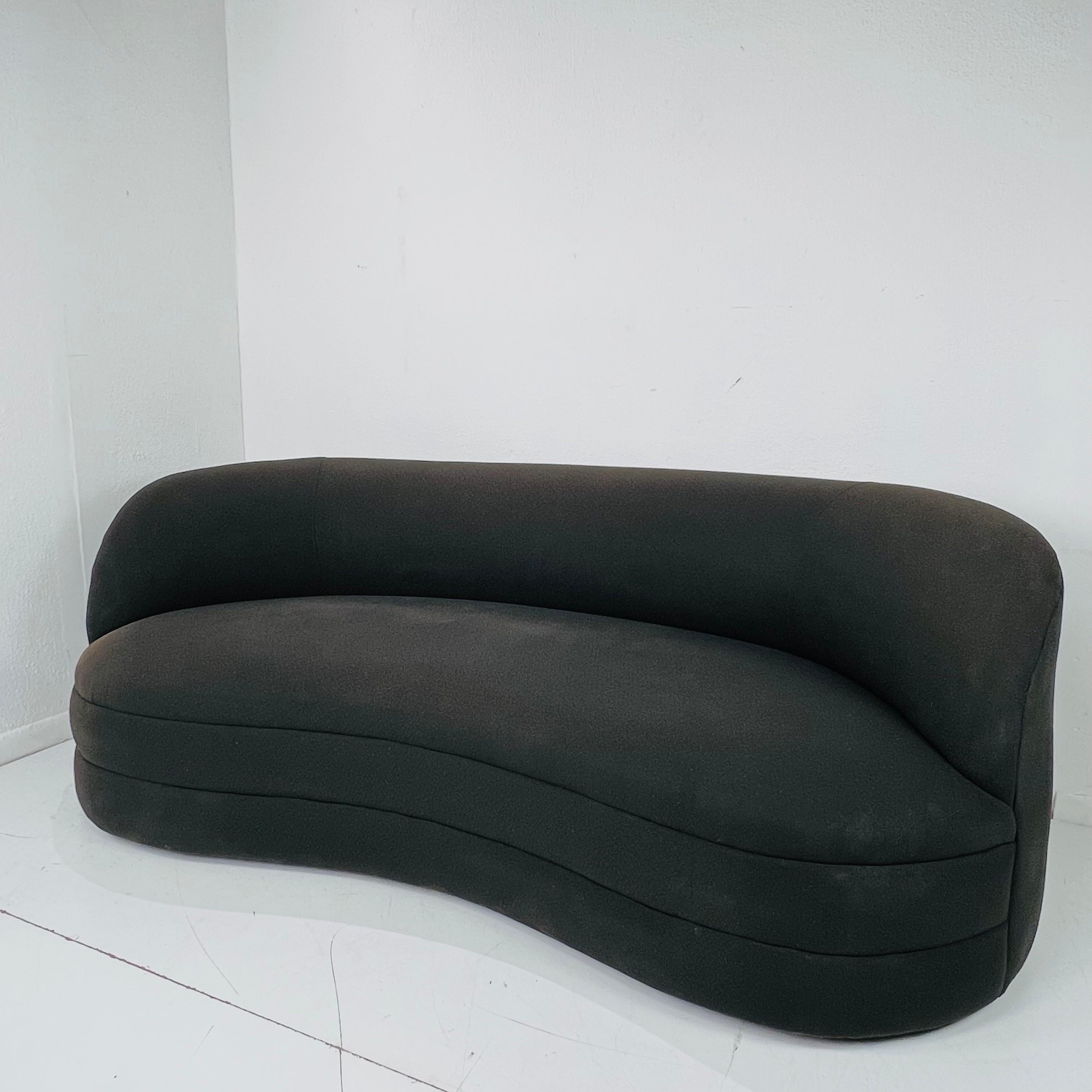 North American Kidney Sofa in the Style of Vladimir Kagan For Sale