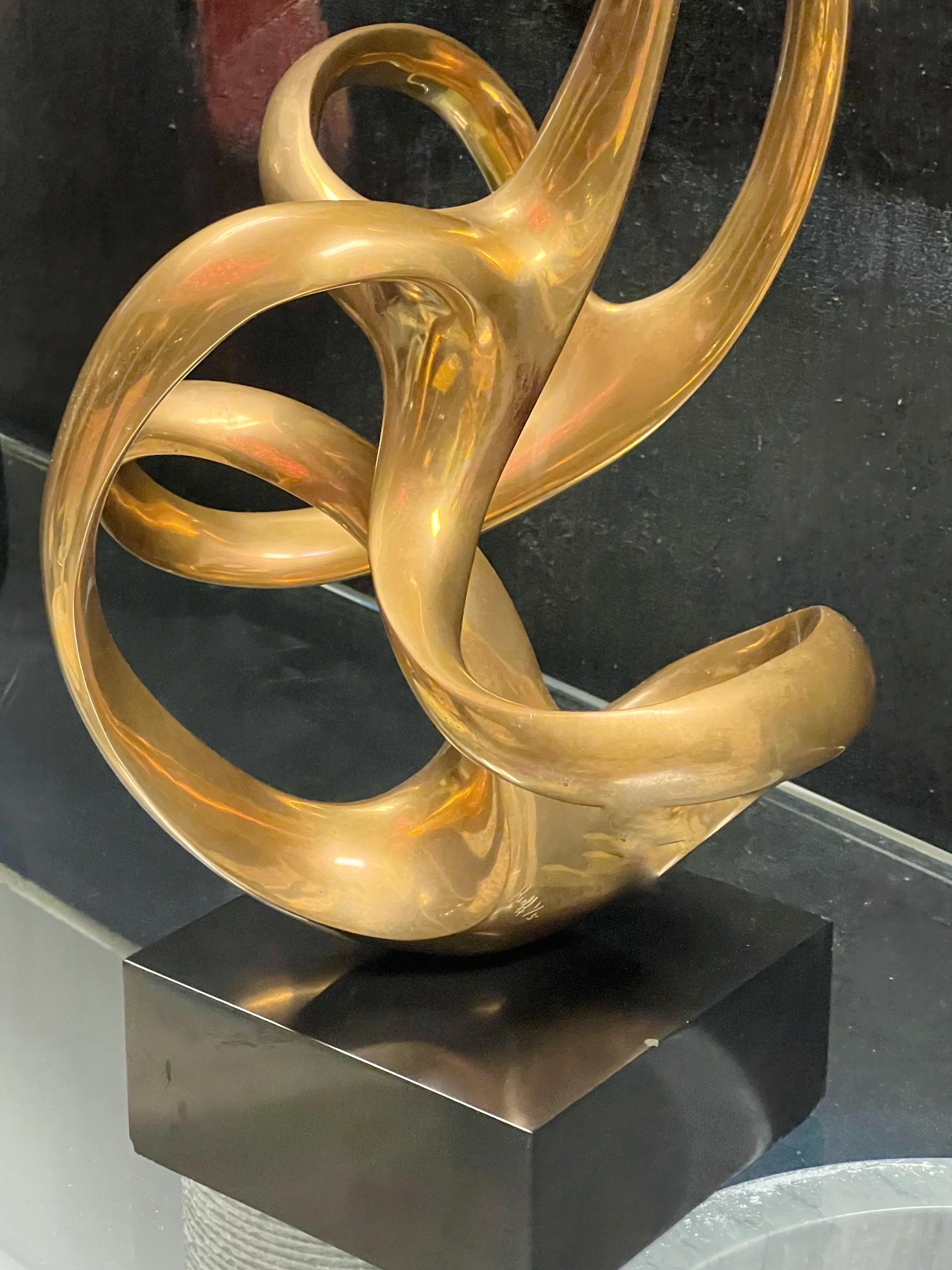 Kieff Antonio Grediaga Large Abstract Bronze Sculpture 1/5 6