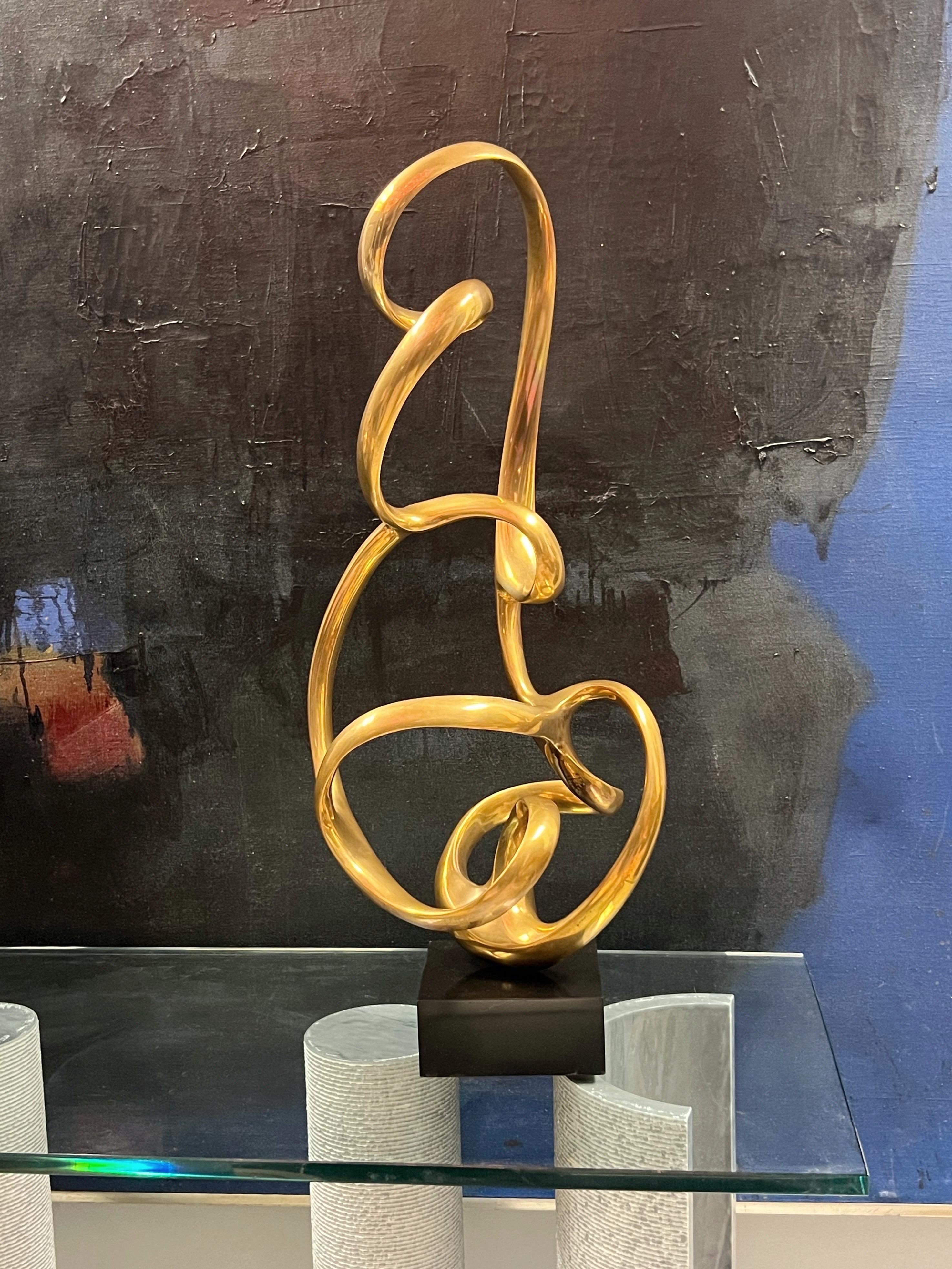 Kieff Antonio Grediaga Large Abstract Bronze Sculpture 1/5 8