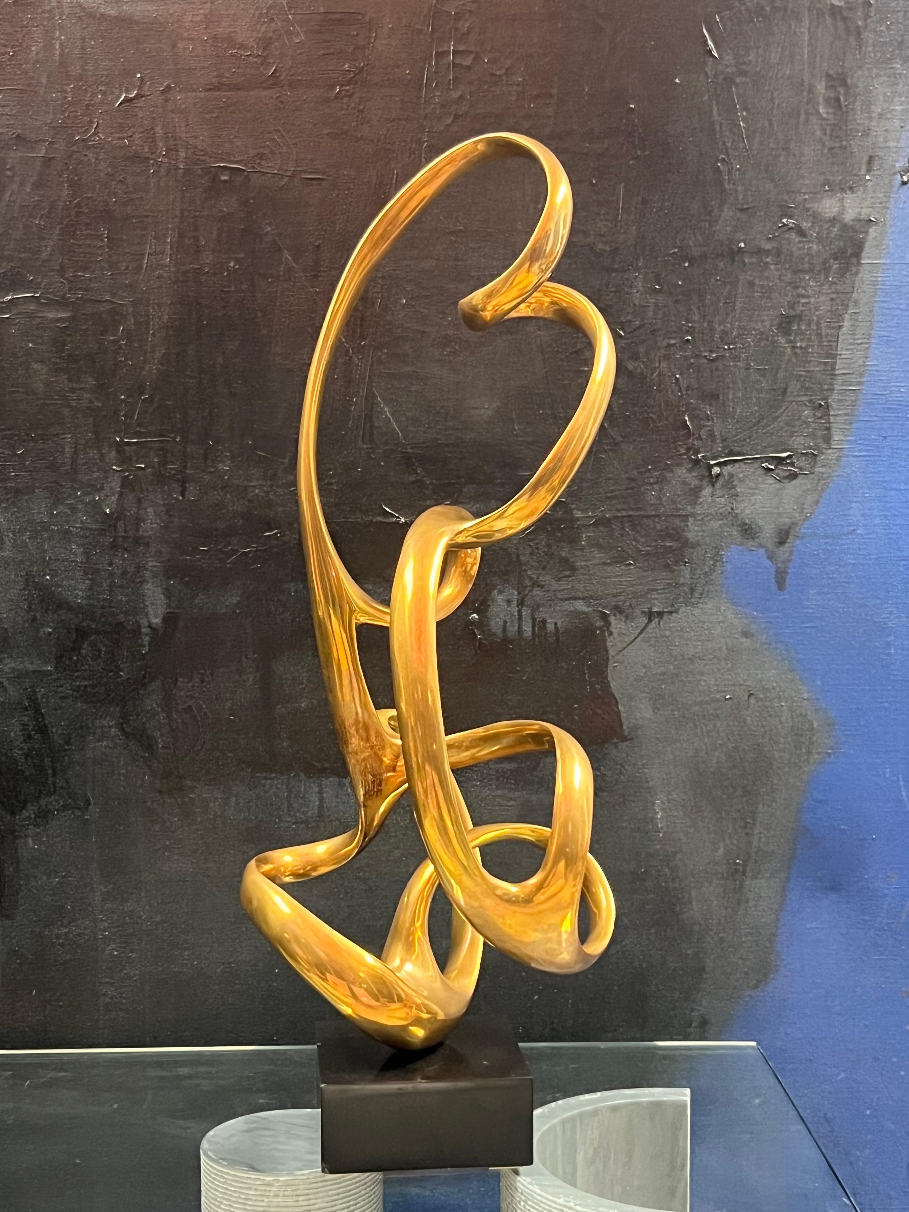 Kieff Antonio Grediaga Large Abstract Bronze Sculpture 1/5 9