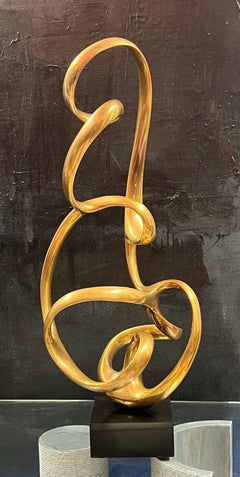 Kieff Antonio Grediaga Große abstrakte Bronzeskulptur 1/5