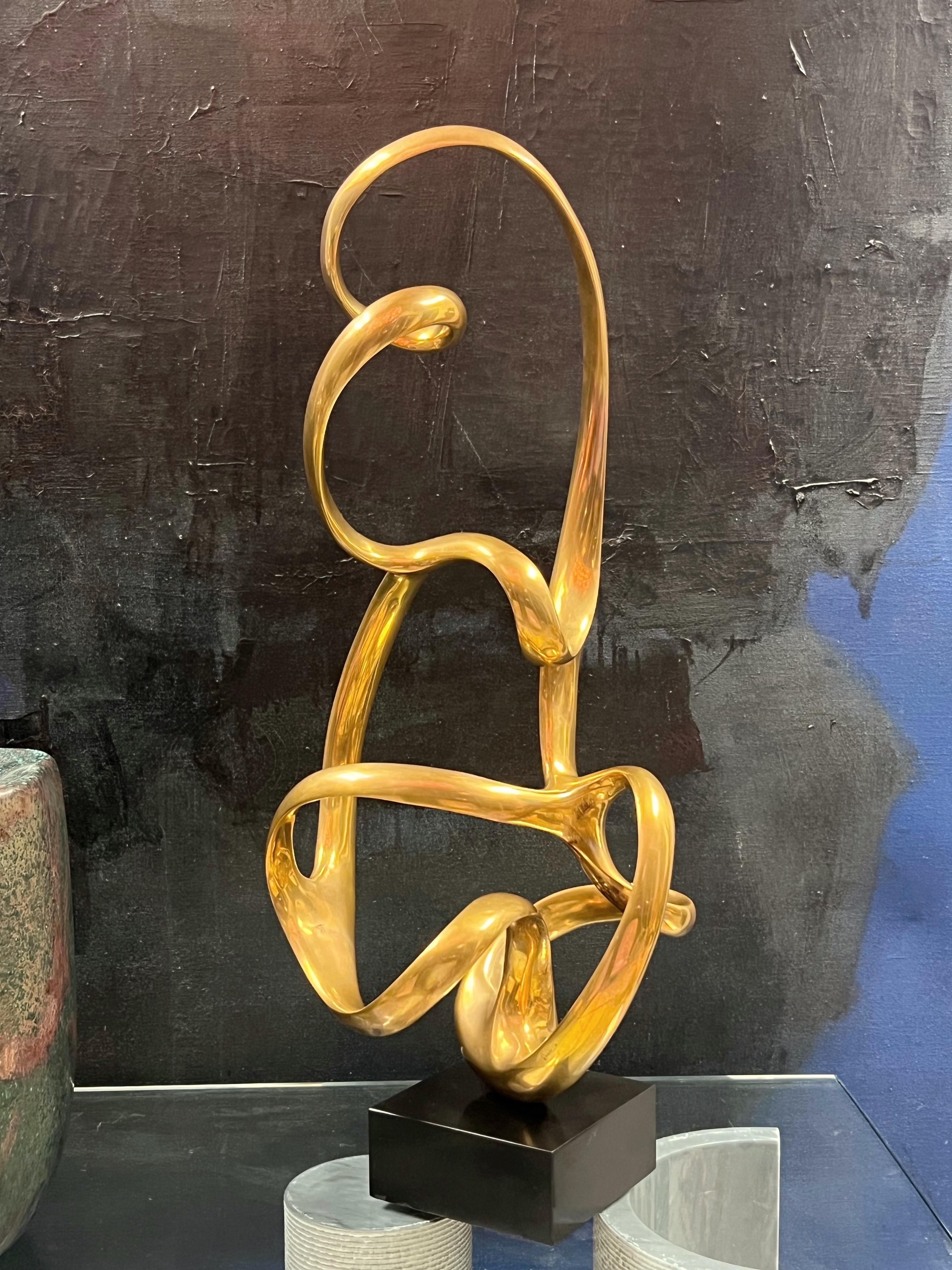 Kieff Antonio Grediaga Large Abstract Bronze Sculpture 1/5 In Good Condition In Miami, FL