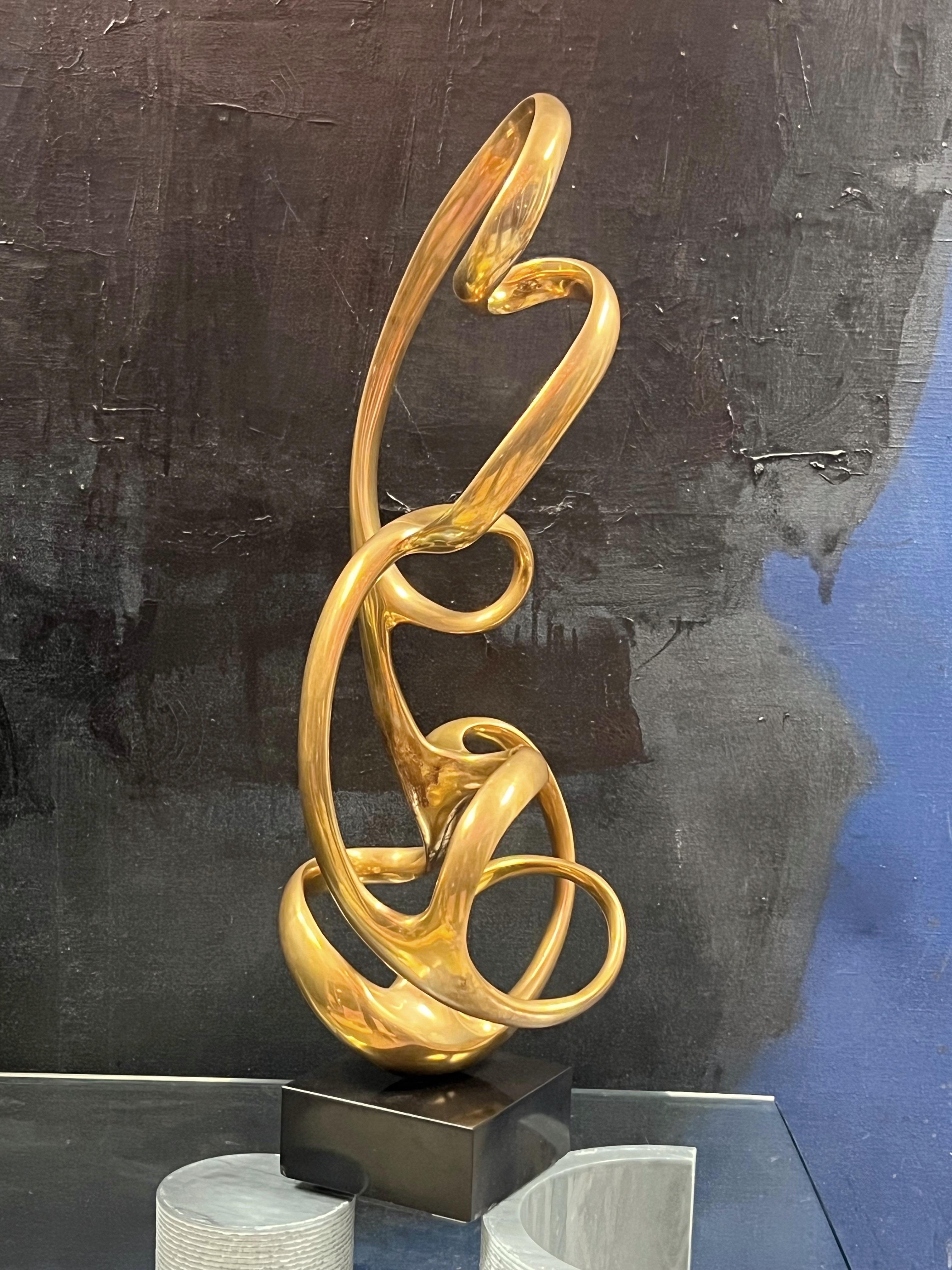 Kieff Antonio Grediaga Large Abstract Bronze Sculpture 1/5 2