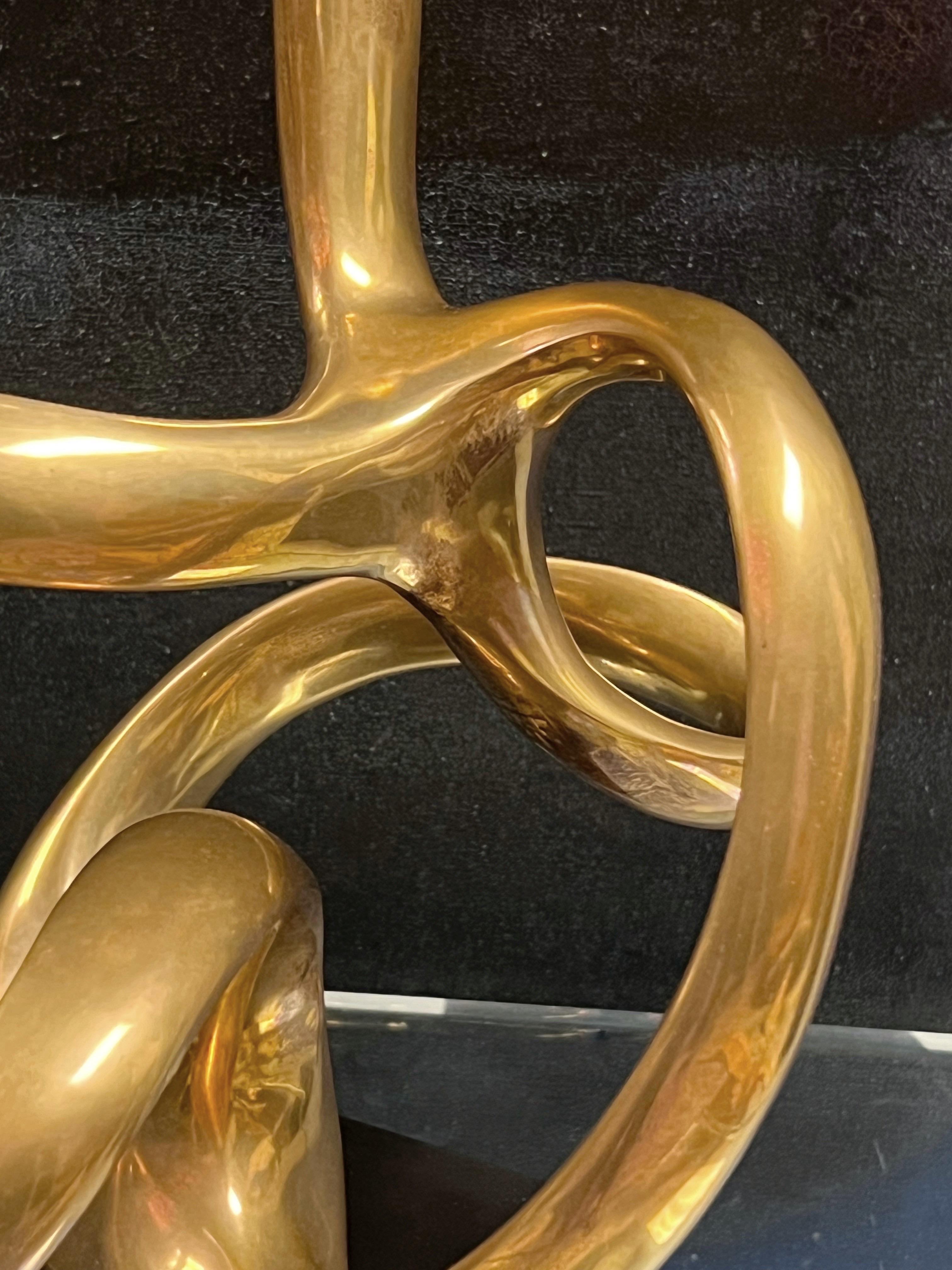 Kieff Antonio Grediaga Large Abstract Bronze Sculpture 1/5 4