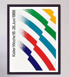 Kiel Week (Kieler Woche) Original Poster by Ahmad Moualla, 1988