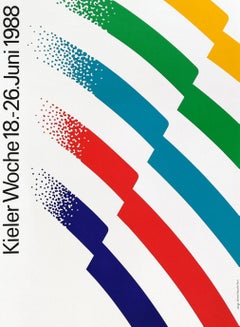 Kiel Week (Kieler Woche) Original Poster by Ahmad Moualla, 1988