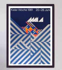 Kiel Week (Kieler Woche) Original Poster by Bernd Brocke, 1981
