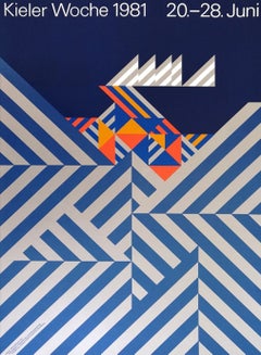 Kiel Week (Kieler Woche) Original Poster by Bernd Brocke, 1981