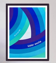 Kiel Week (Kieler Woche) Original Poster by Bruno K. Wiese, 1971