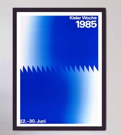 Kiel Week (Kieler Woche) Original Poster by Doris Schluter-Casse, 1985