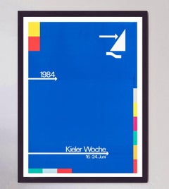 Kiel Week (Kieler Woche) Original Poster by Ernest Hiestand, 1984
