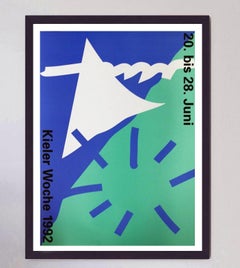 Settimana di Kiel (Kieler Woche) – Manifesto originale di Hans Gunter Schmitz, 1992