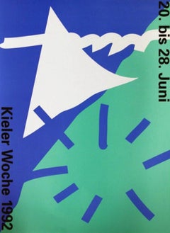 Settimana di Kiel (Kieler Woche) – Manifesto originale di Hans Gunter Schmitz, 1992