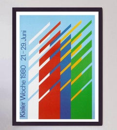 Semaine de Kiel (Kieler Woche) – Affiche originale de Jean Widmer, 1980