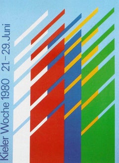 Semaine de Kiel (Kieler Woche) – Affiche originale de Jean Widmer, 1980