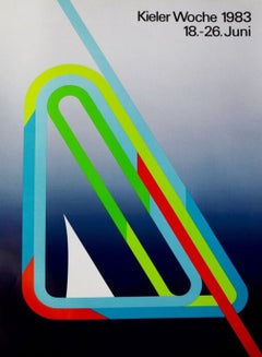 Kieler Woche (Settimana di Kiel) – Poster originale di Lorli u. Ernst Jünger, 1983