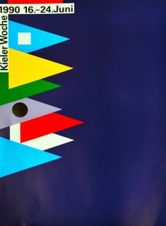 Kiel Week (Kieler Woche) Original Poster by Rosmarie Tissi, 1990