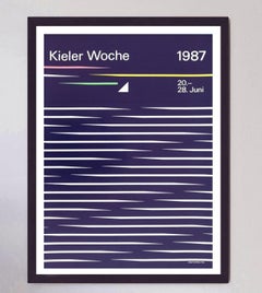 Kiel Week (Kieler Woche) Original Poster by Rudi Meyer, 1987