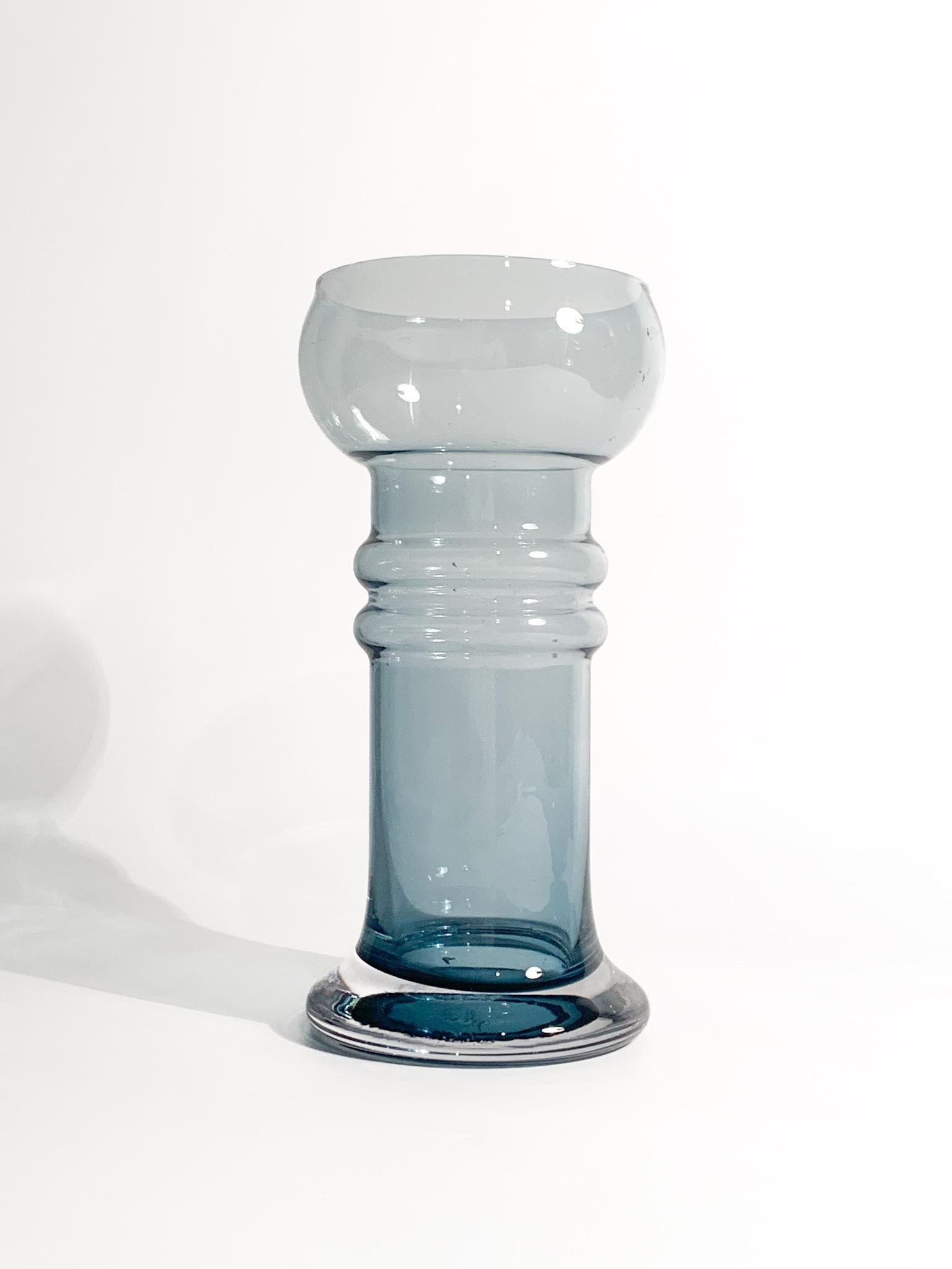 Mid-Century Modern 'Kielo' Vase in Finnish Glass Designed by Tamara Aladin for Riihimäki 1960s For Sale