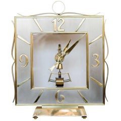 Kieninger & Obergfell Brass Mantel Clock