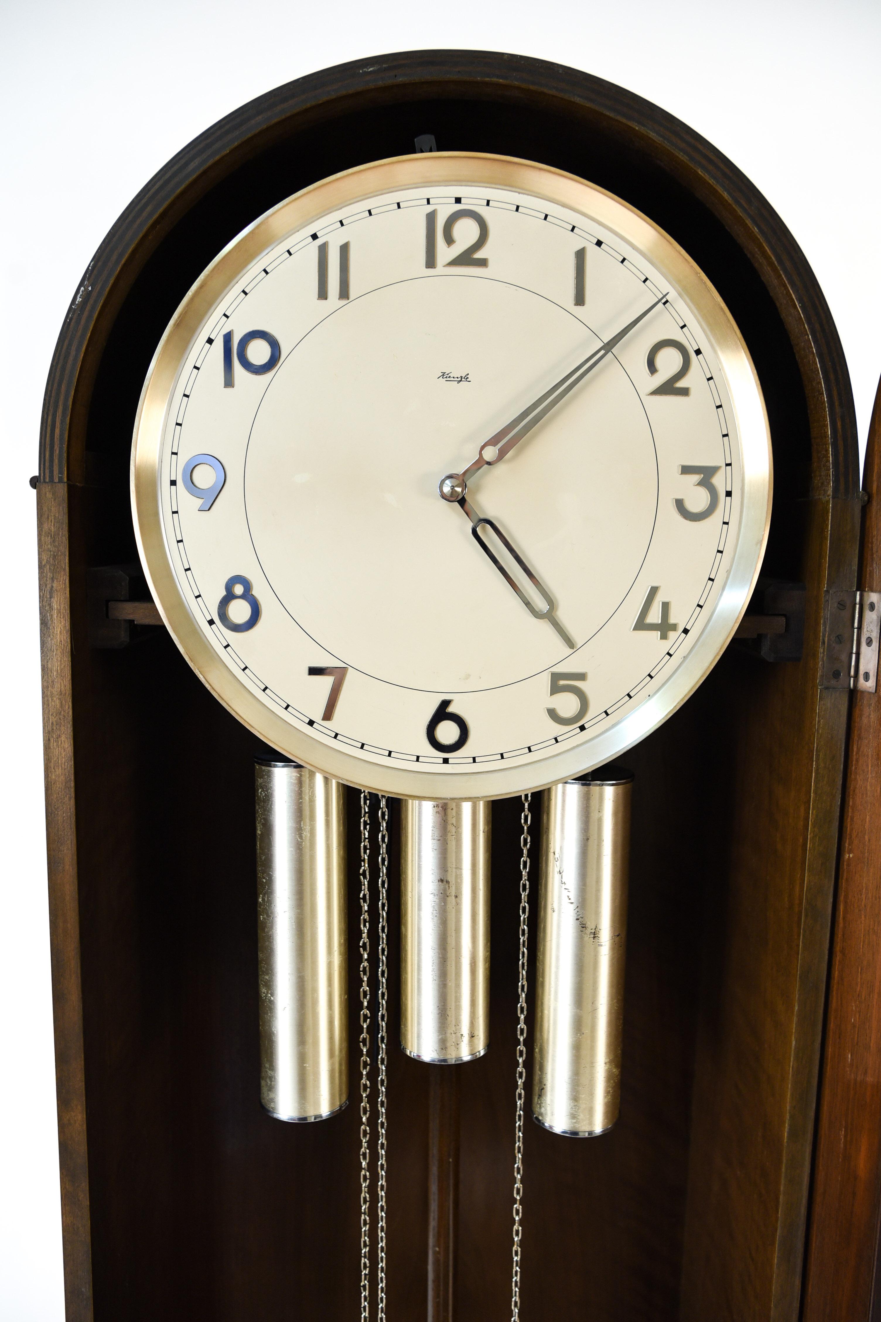 Mid-20th Century Kienzle Art Deco Style Tall Case Clock