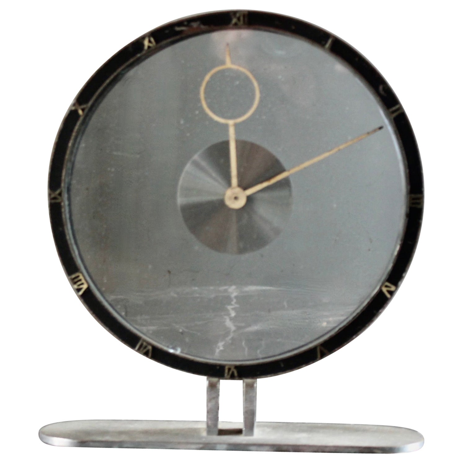 Kienzle, Heinrich Moller for Kienzle 1932 'Bauhaus'era Table Clock