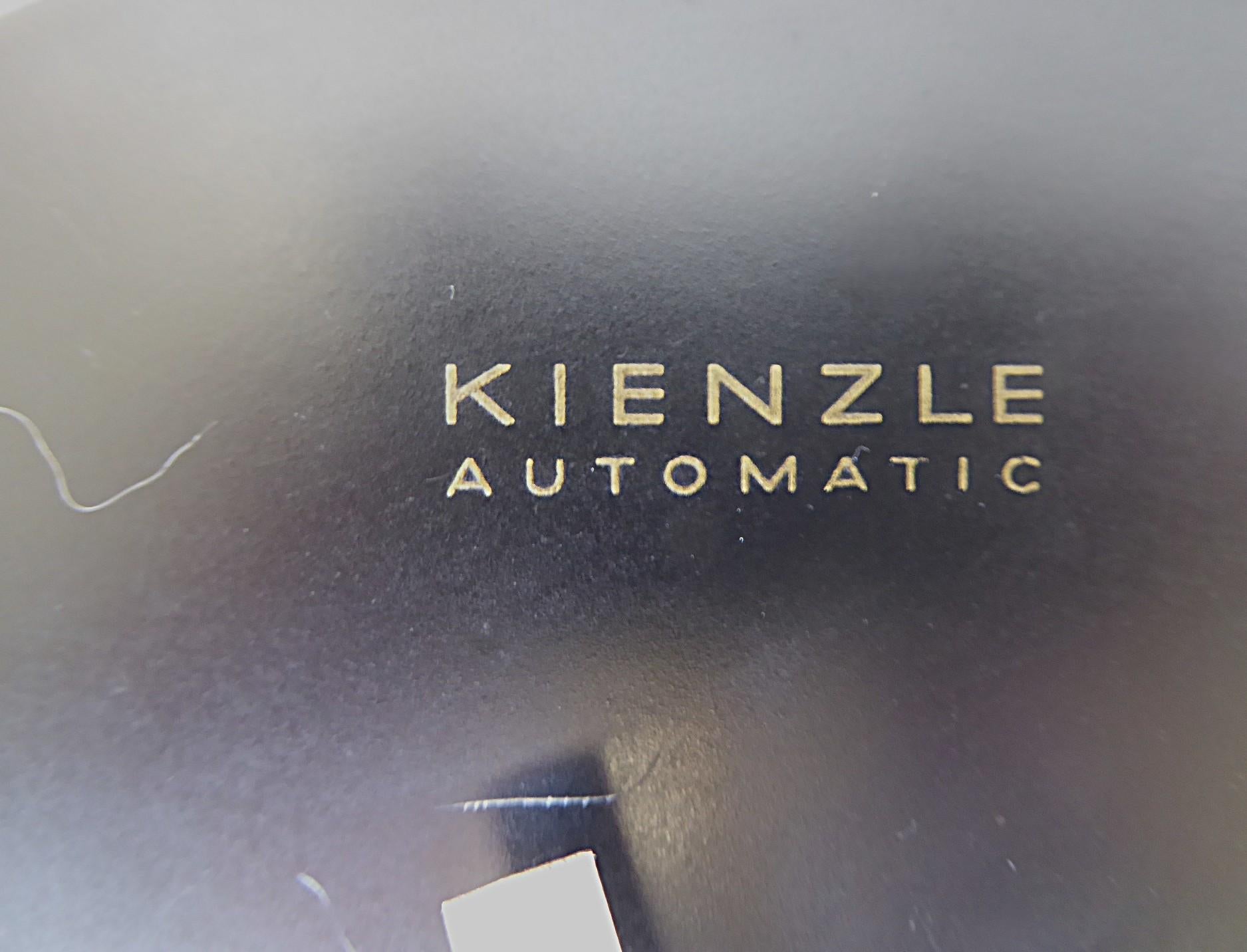 Kienzle Mid Century Space Age Modern Metal Battery Wall Clock Germany 1960s For Sale 4