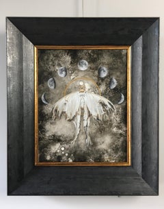 "Pintura al óleo "Luna