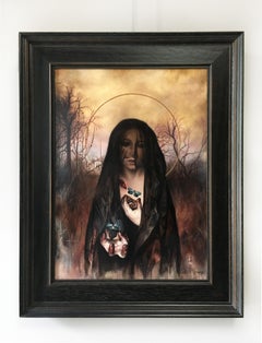 "Il cercatore di conoscenza" Pittura a olio