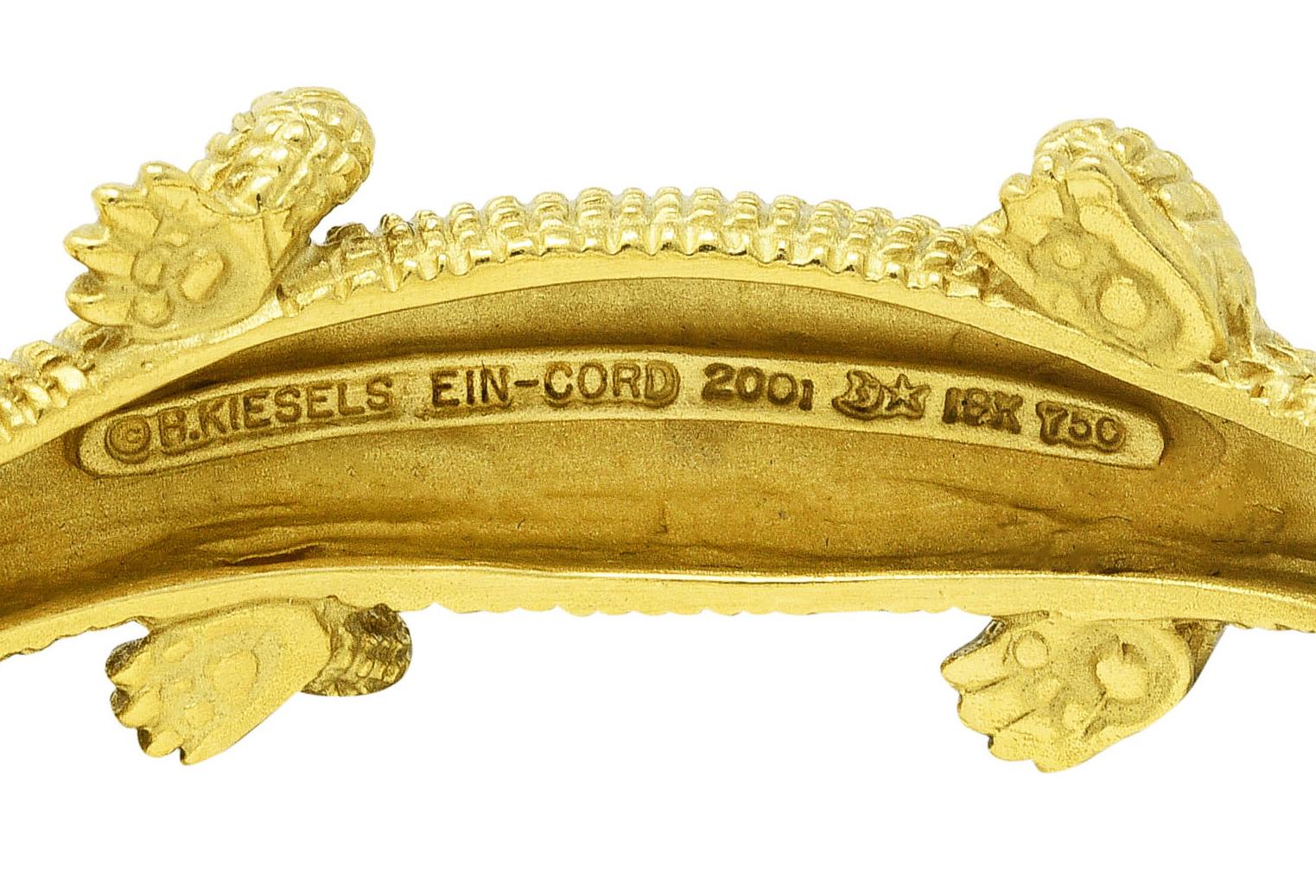 Kieselstein-Cord 18 Karat Gold Alligator-Armreif 2