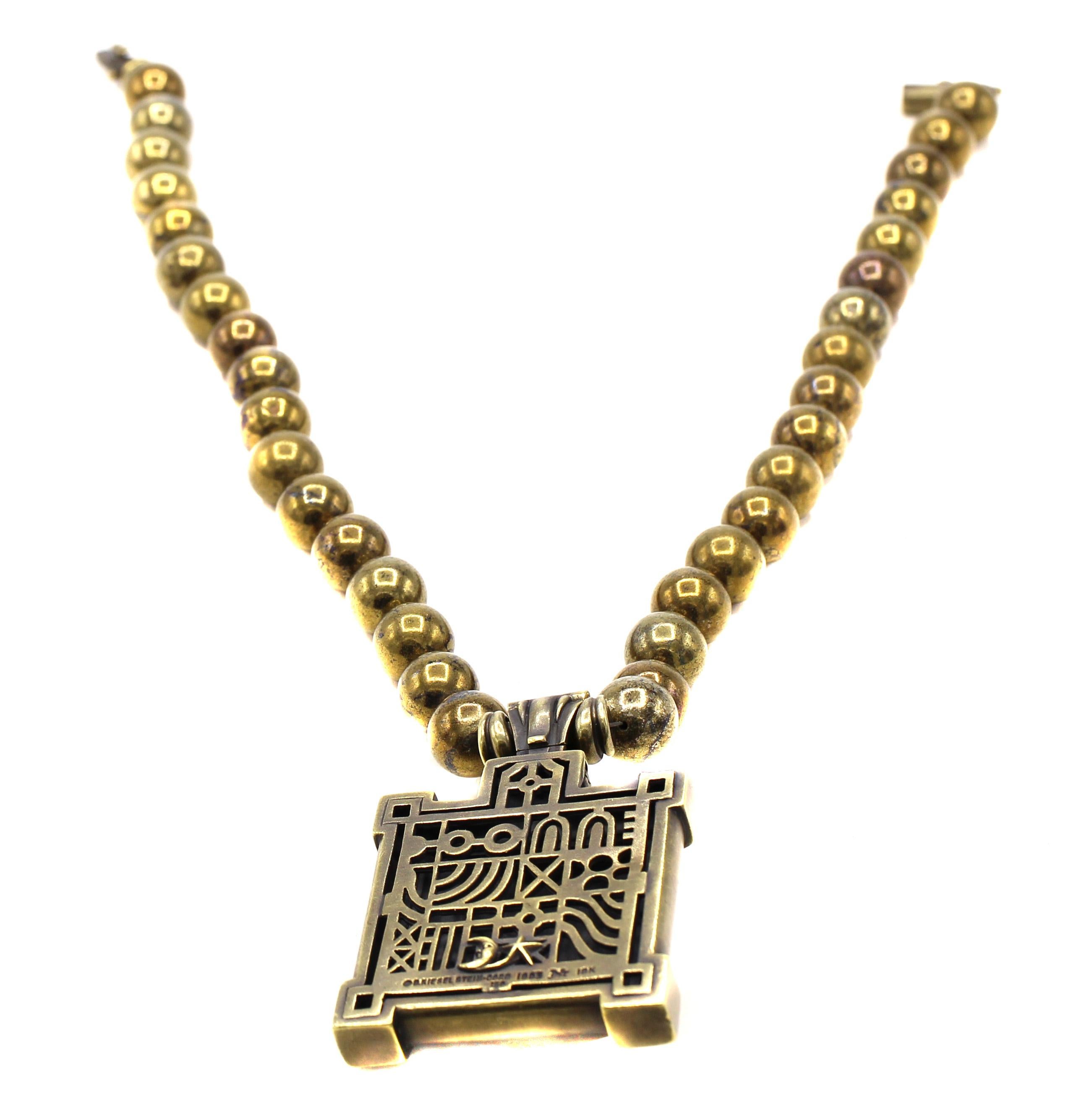 Kieselstein-Cord: 18 Karat Gold Halskette mit Anhänger im Zustand „Gut“ im Angebot in New York, NY