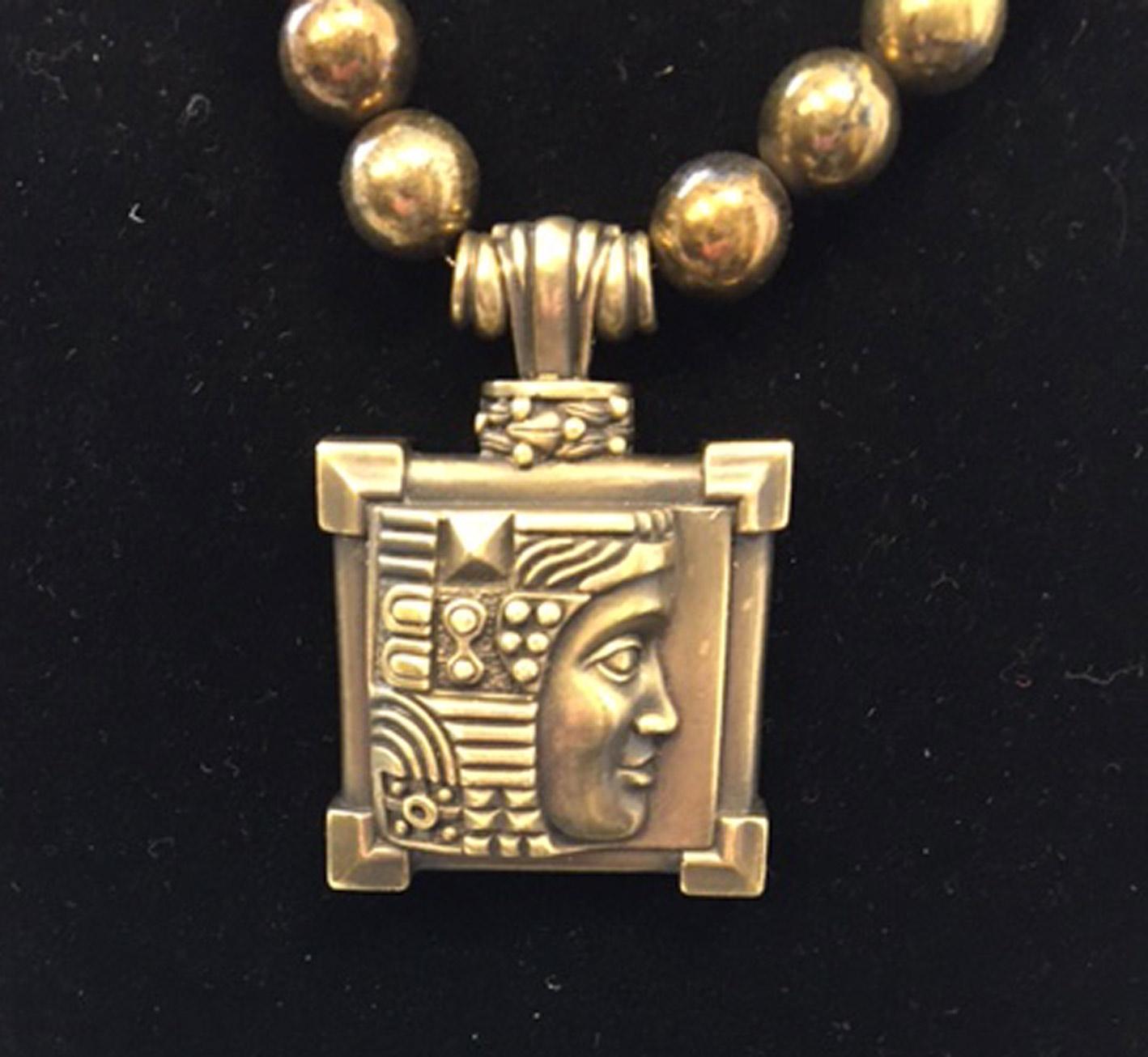 Kieselstein-Cord: 18 Karat Gold Halskette mit Anhänger im Angebot 1