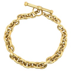 Kieselstein-Cord 18 Karat Green Gold Link Bracelet