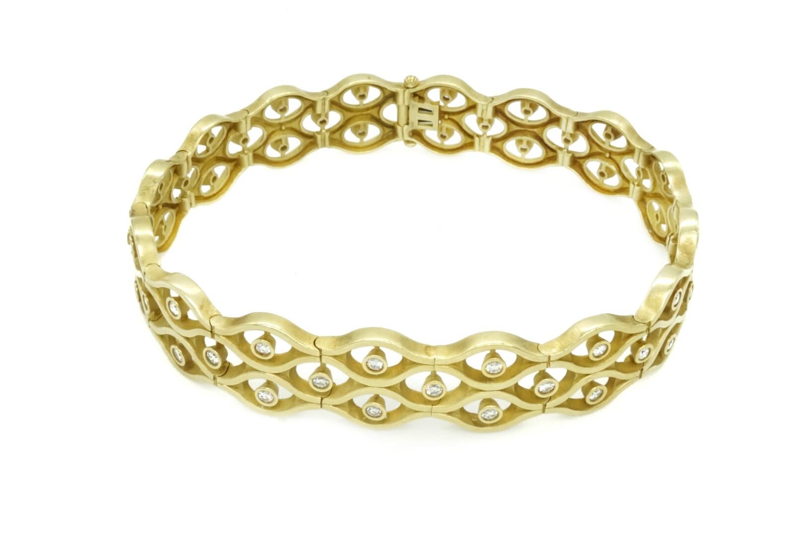 Donna Collana girocollo Kieselstein-Cord 18k con diamanti in vendita