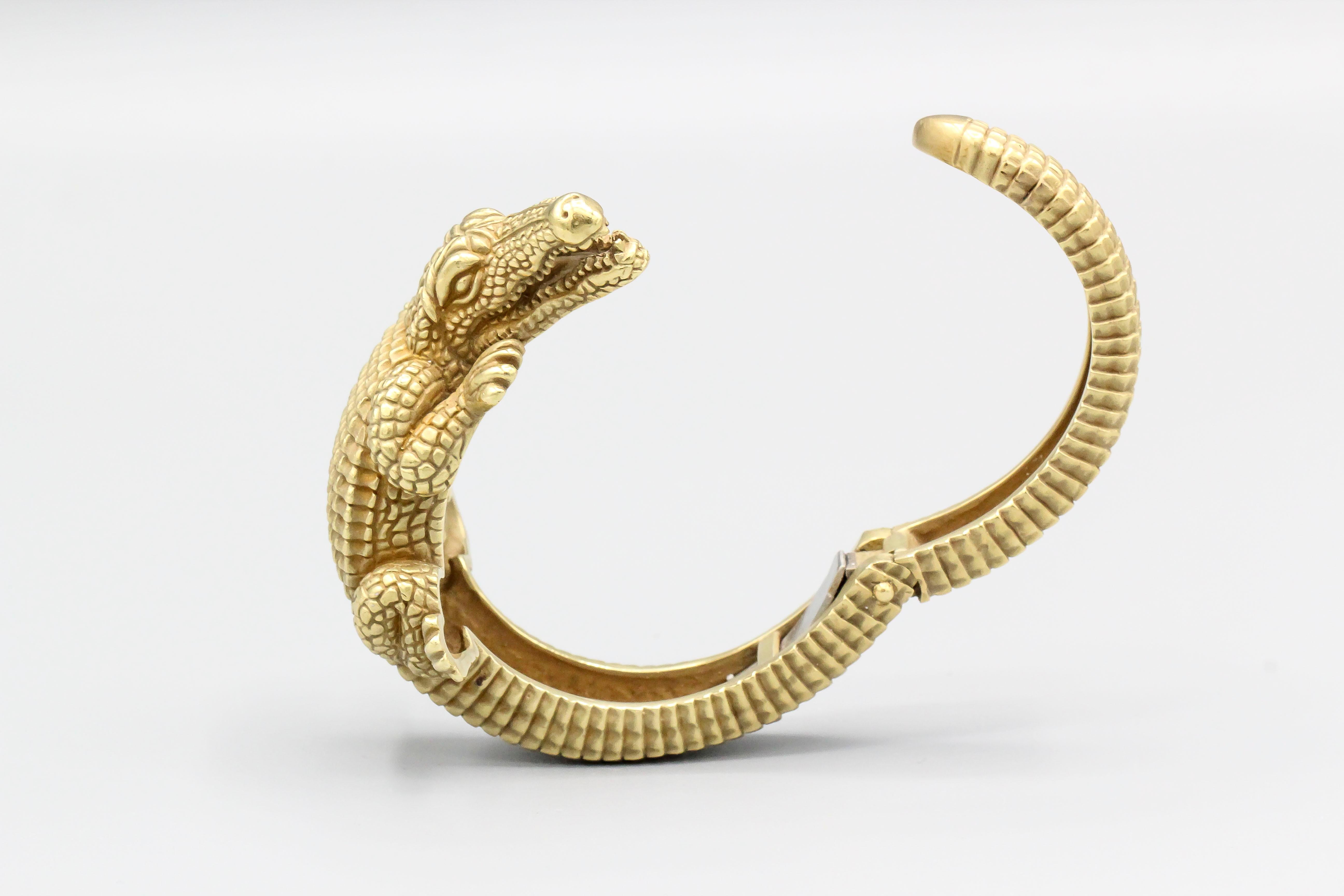 kieselstein-cord alligator bracelet