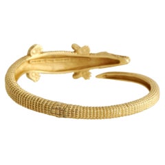 Kieselstein-Cord 18K Yellow Gold Alligator Bracelet